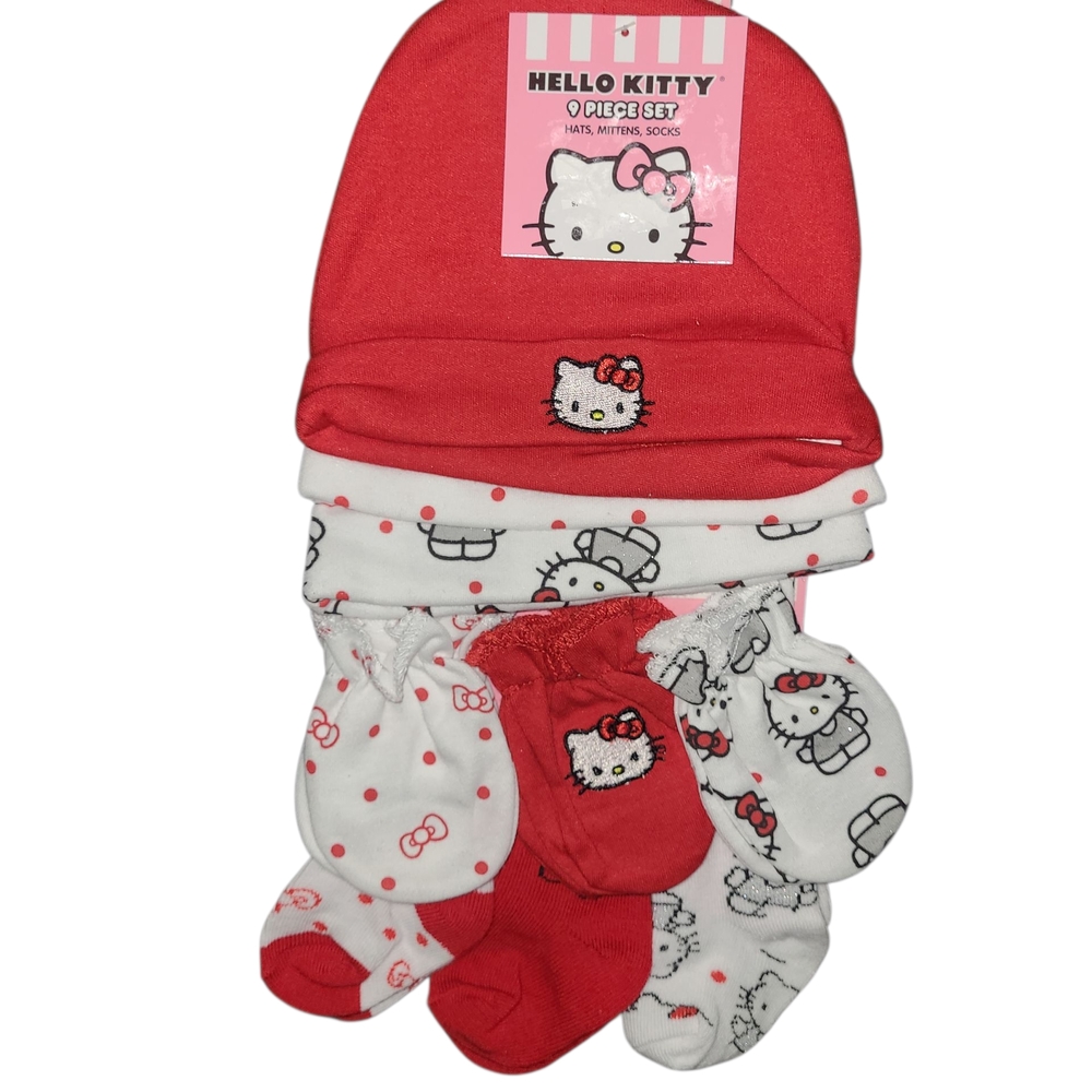 💕HP💕Hello Kitty Baby Hat and Socks Set